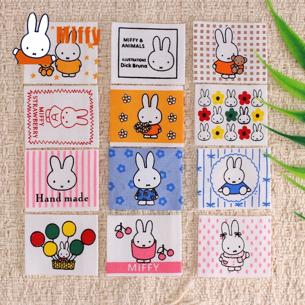 Embroidery Patches - Kawaii Miffy Stoffaufnäher Niedlicher Hase Gewebter