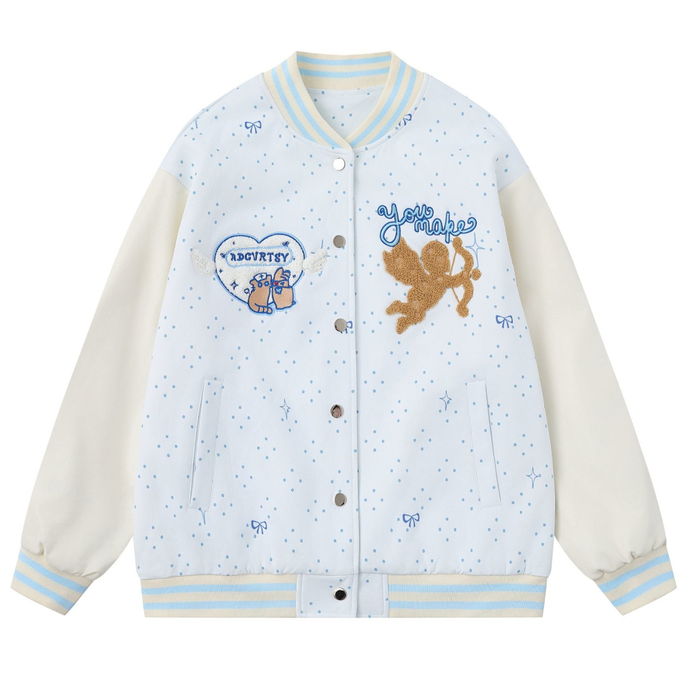 Embroidery Patches - Japan Harajuku Nette Cartoon Stickerei Bomber