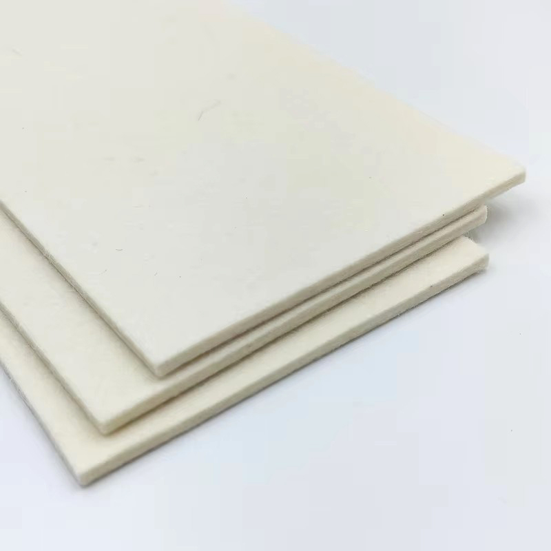 Felt Sheet Wool - 5 Stück Naturwollfilzplatten für Saxophon-Pads, Trompeten-Ventilfilzunterlagen,