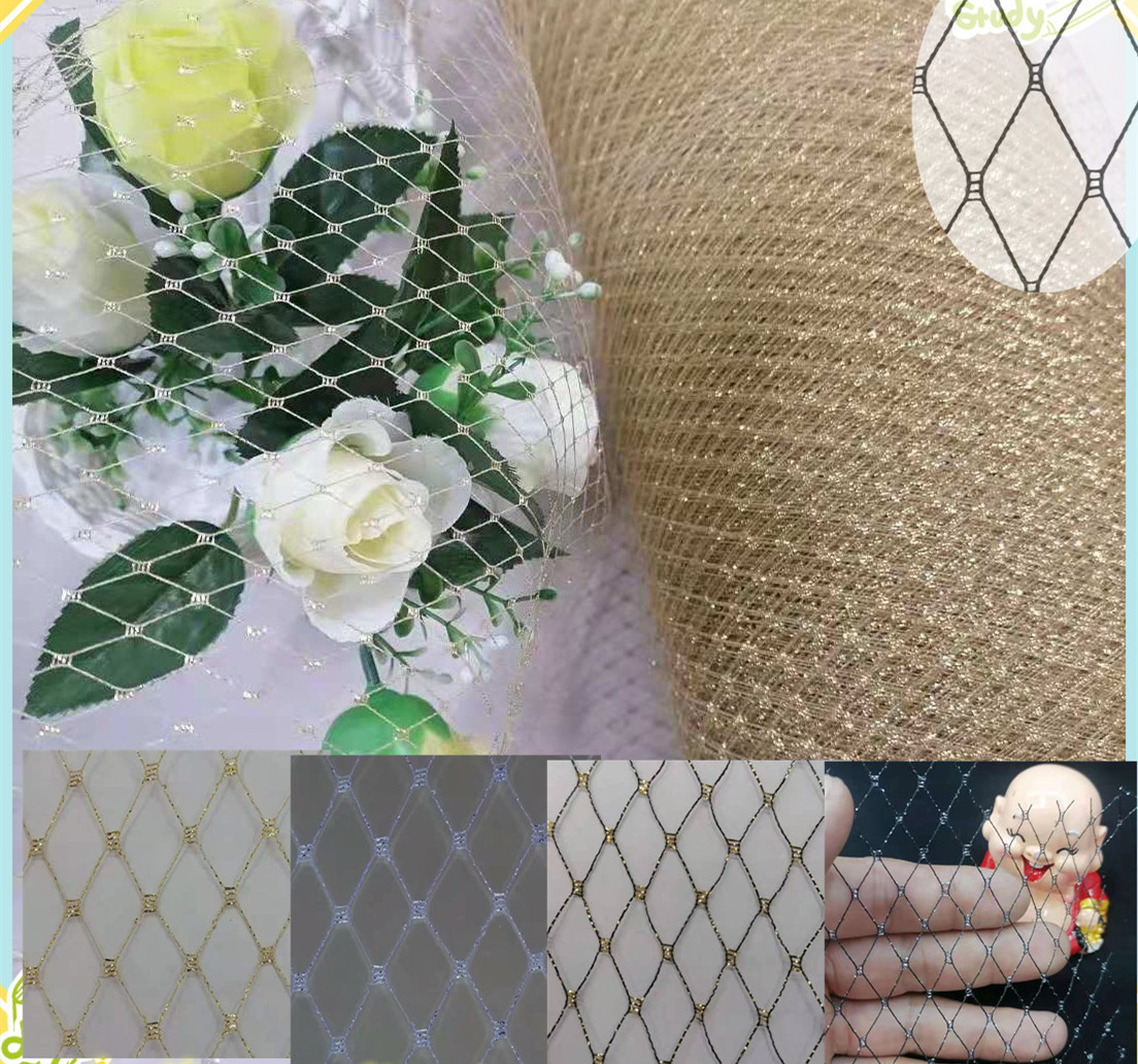 Embroidery Details - 25 cm breiter Vogelkäfig-Schleier für Hochzeiten,