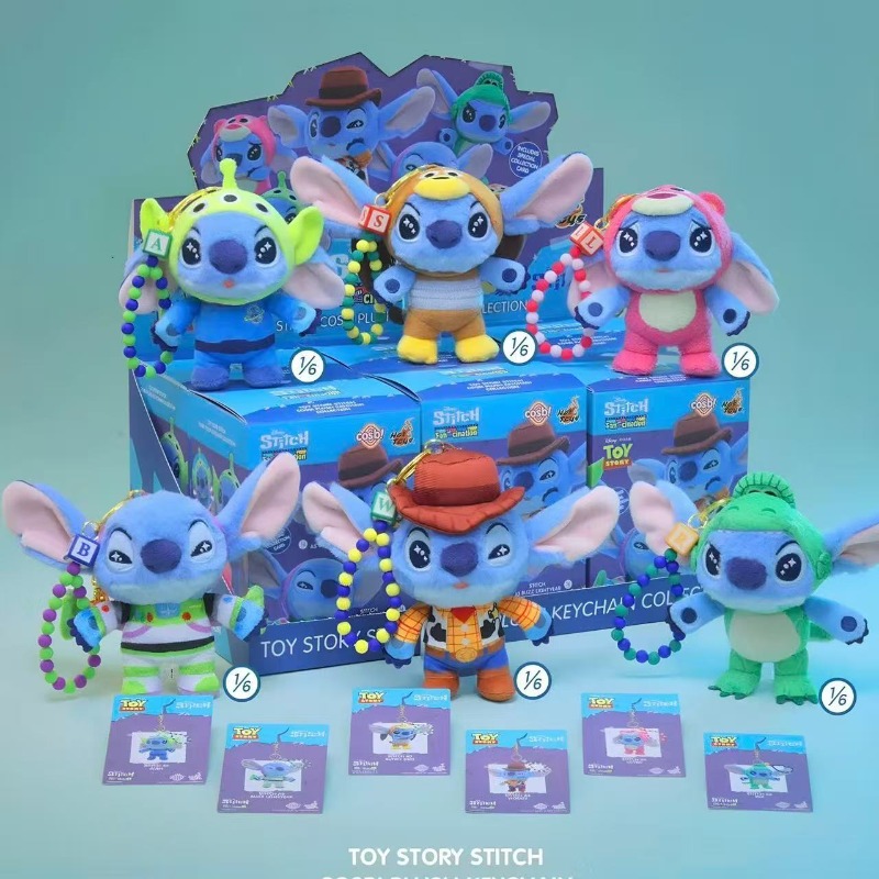Embroidery Keychain - Neue Original Hot Toys Stitch Mania