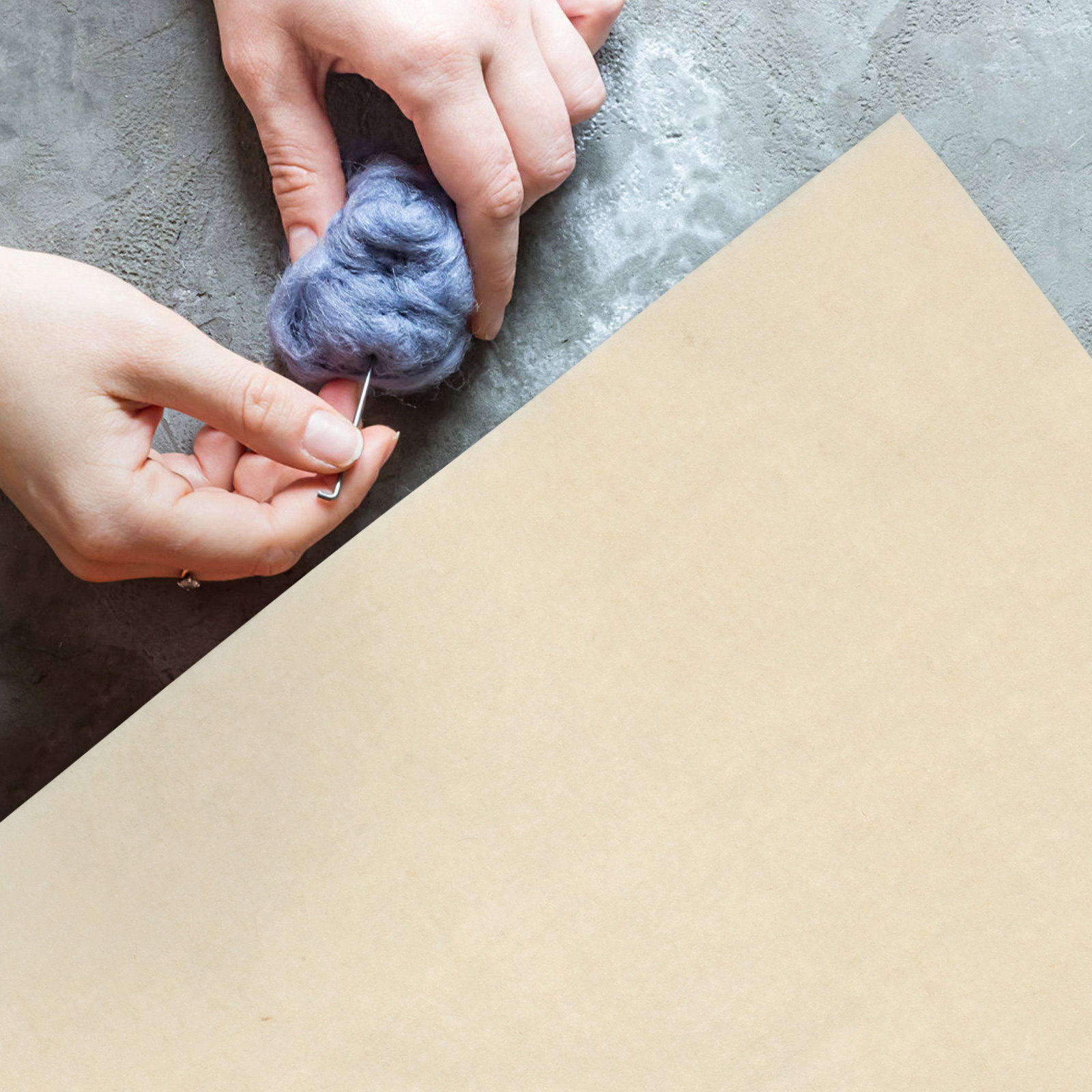 Felt Sheet Wool - Weiche DIY-Wollfilzplatten für Nadelfilzen, Kreative Handarbeitsprojekte,