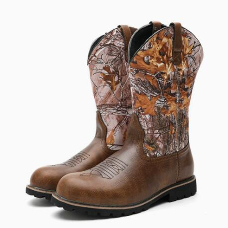 Embroidery Yes - Herrenstiefel, klassische handgefertigte Lederstiefel mit Stickerei,