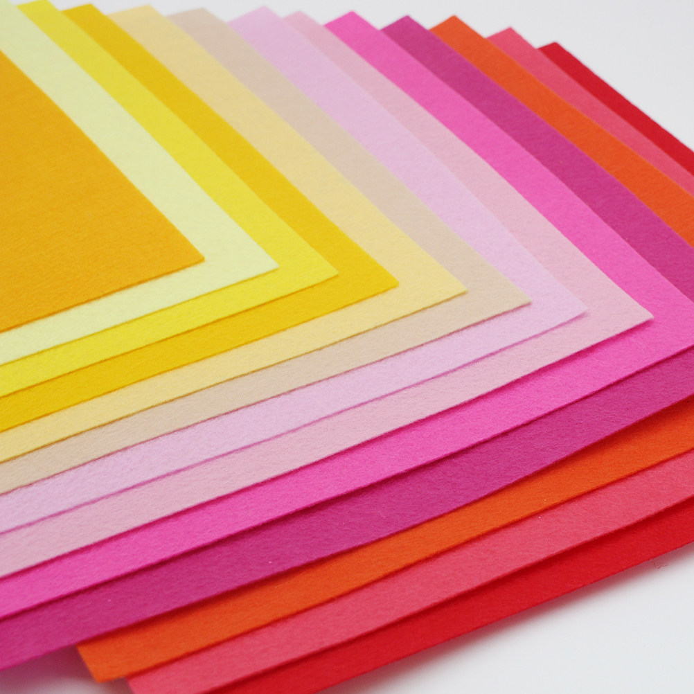 40 Stück farbige Bastelfilzsto – Felt Sheet Wool Bewertung und Preis
