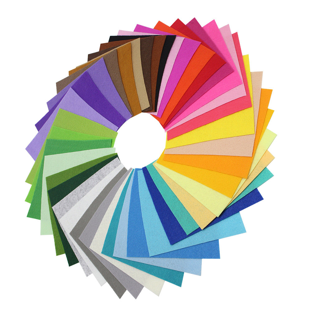 40 Stück farbige Bastelfilzsto – Felt Sheet Wool Bewertung und Preis