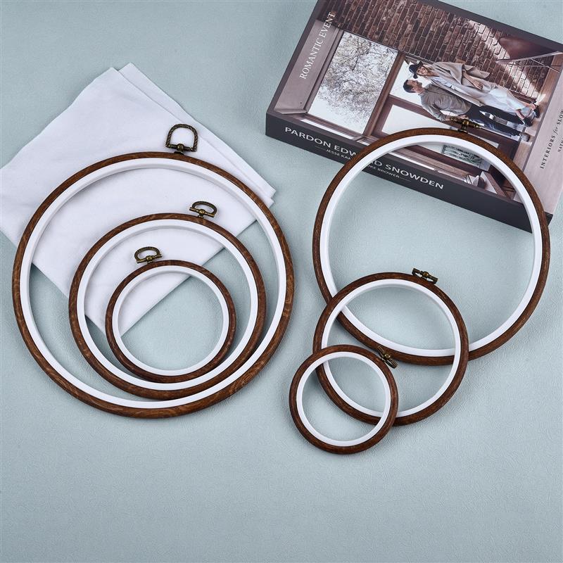 Runde Oval Holz Farbe Stickere – Stitch Marker Ring Bewertung und Preis