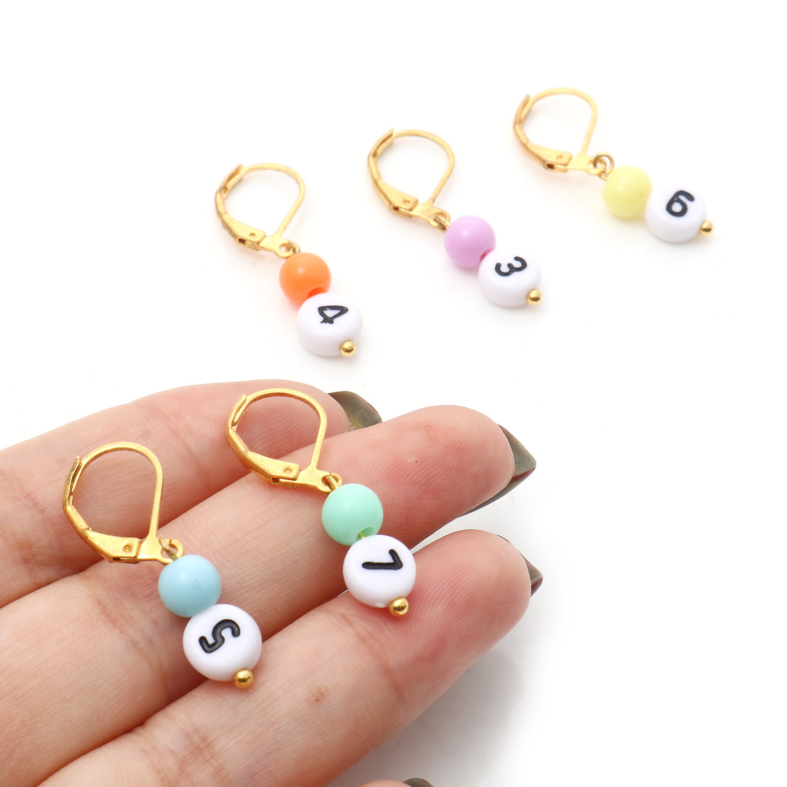 1 Set ( 10 Teile/satz) kupfer  – Stitch Marker Ring Bewertung und Preis