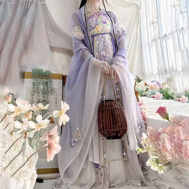 Hanfu-Kleid für Damen, chinesi – Embroidery Abaya Bewertung und Preis