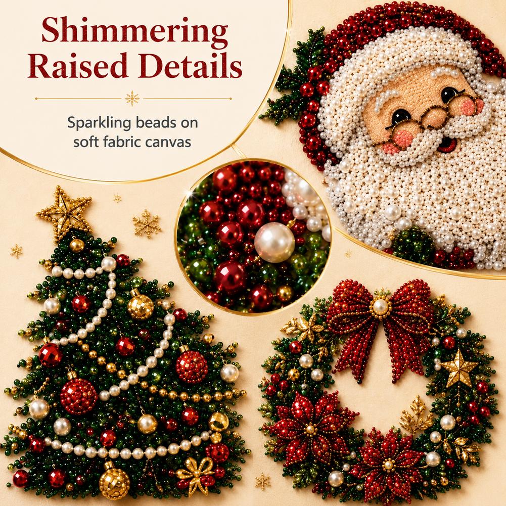 Weihnachtsmann Perlen-Kunst DI – Embroidery Beads Bewertung und Preis