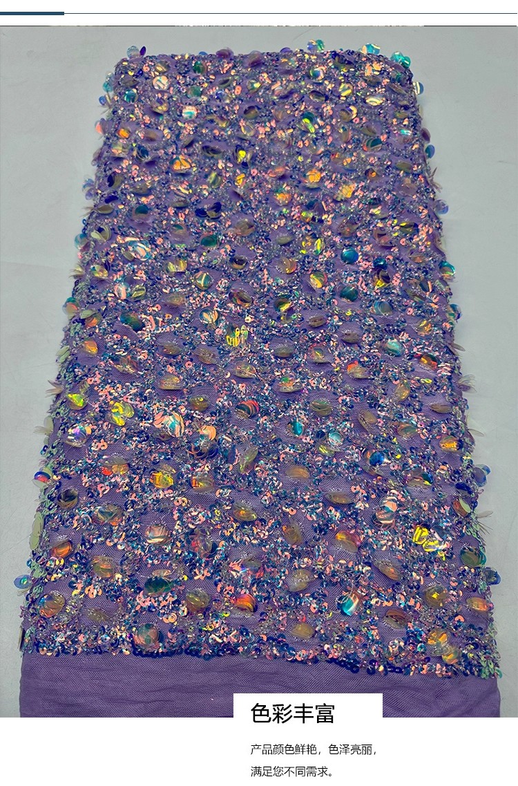 1yard Exquisite bunte perle gr – Embroidery Wedding Bewertung und Preis