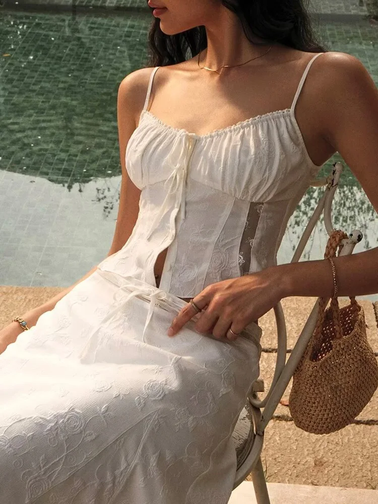 Chicheca Sommer Weißes Kleid S – Embroidery White Dress Bewertung und Preis