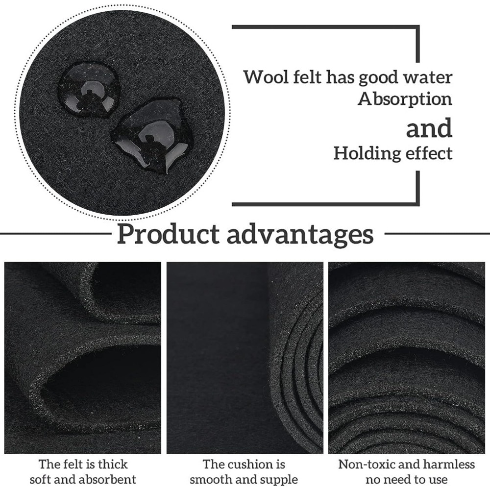 78,7 x 15,7 Zoll Filzstoffroll – Felt Sheet Wool Bewertung und Preis