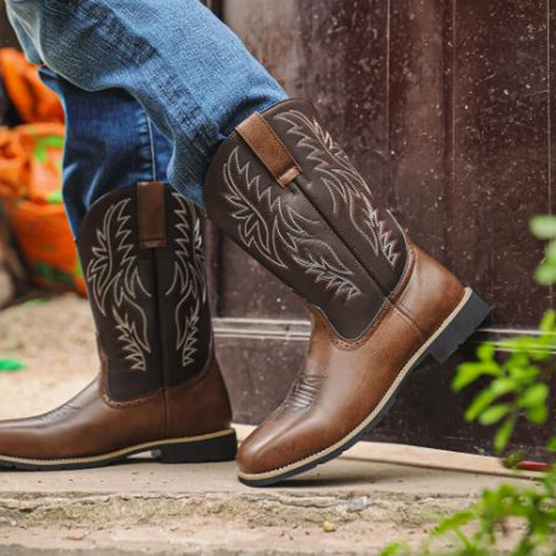 Neue Herren-Stiefel mit Sticke – Embroidery Yes Bewertung und Preis