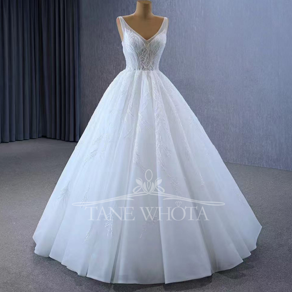 Kristall-Pailletten-Brautkleid – Embroidery Beads Bewertung und Preis