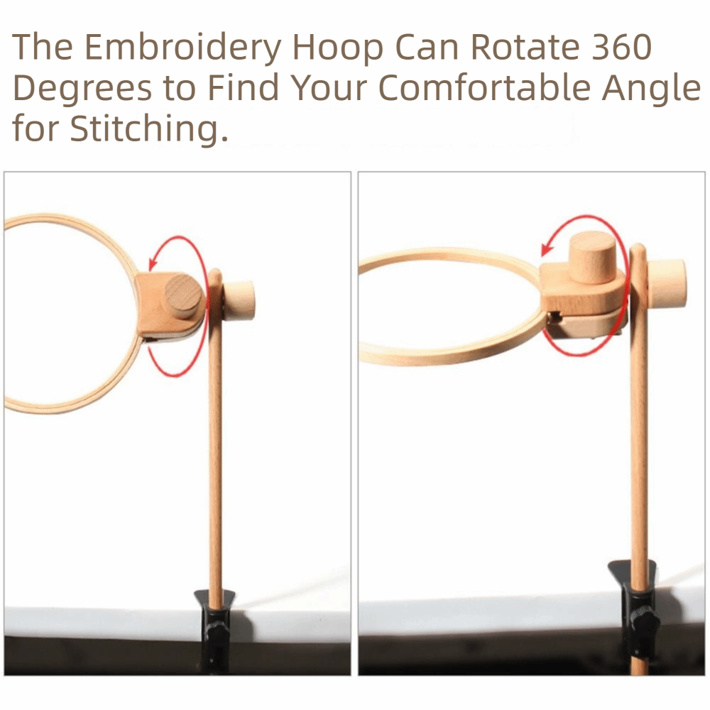 Buchenholz-Stickrahmenhalter m – Embroidery Hoop Stand Bewertung und Preis