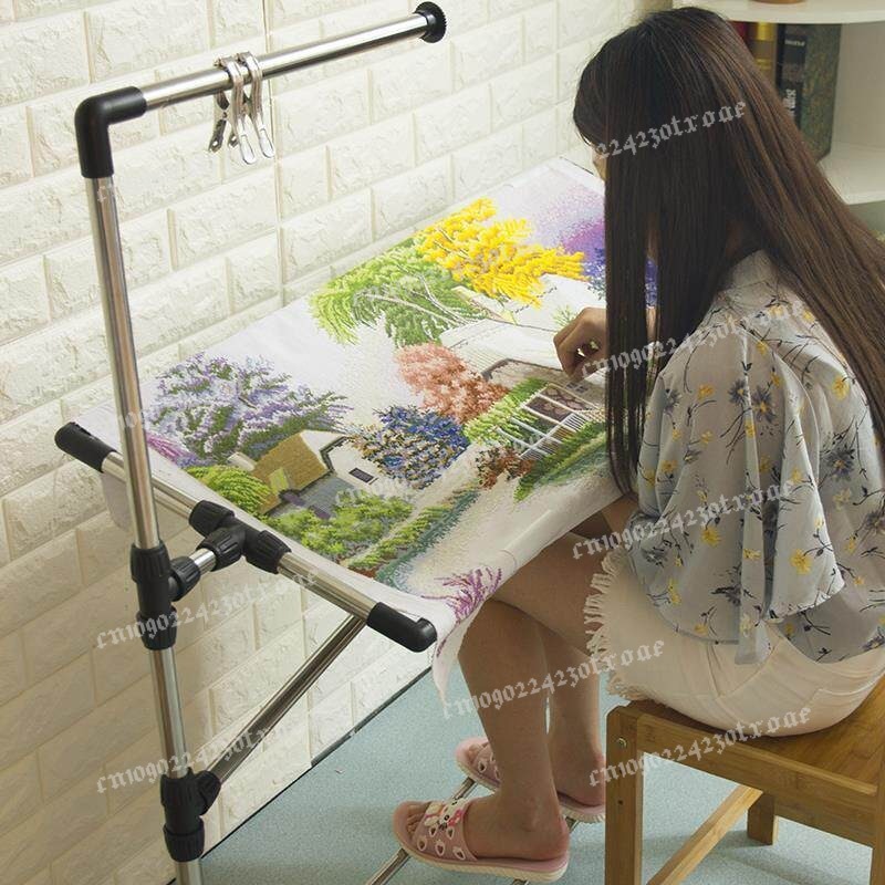 Verstellbarer Kreuzstich-Rahme – Embroidery Hoop Stand Bewertung und Preis