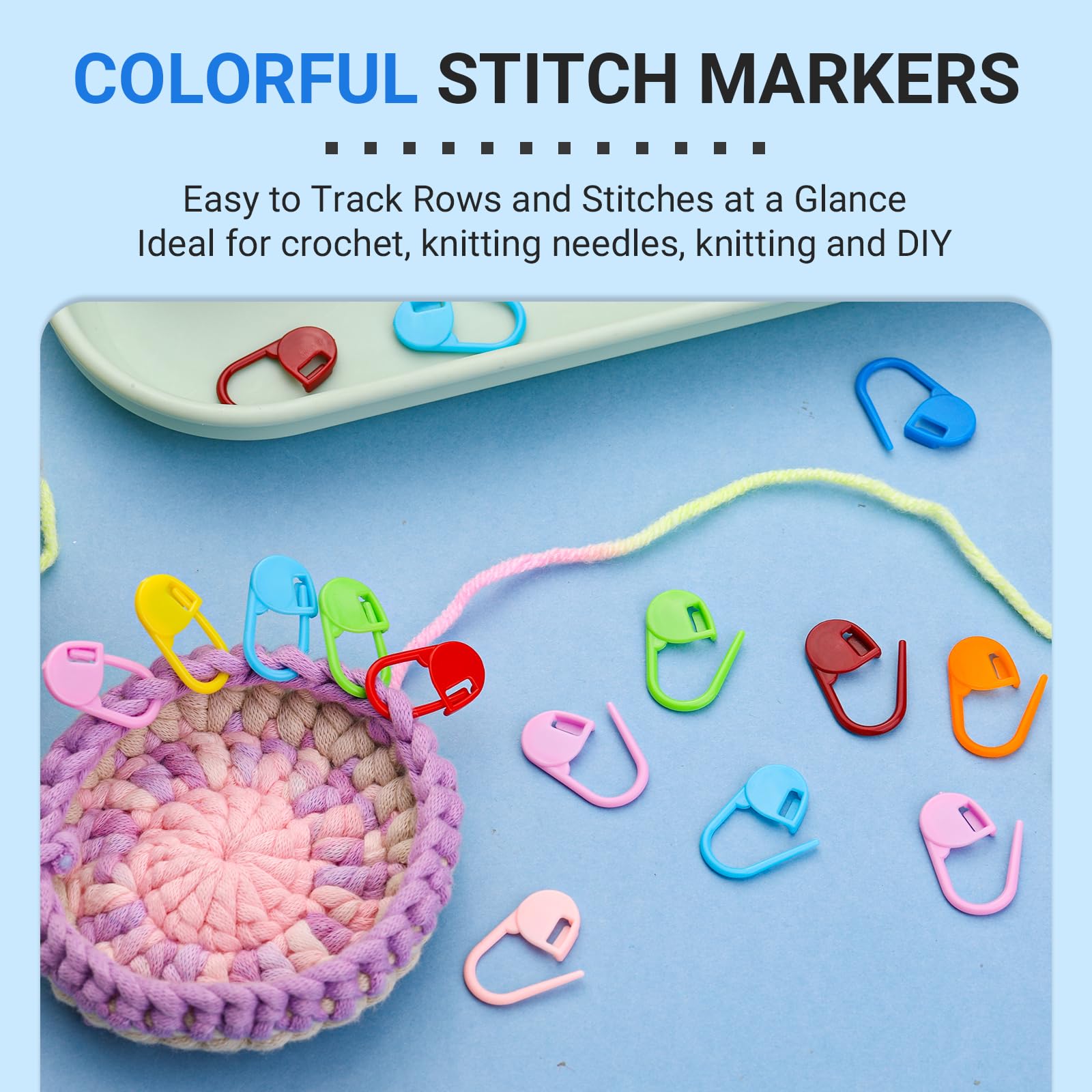 50/100 Stück Farblich Gemischt – Stitch Marker Ring Bewertung und Preis