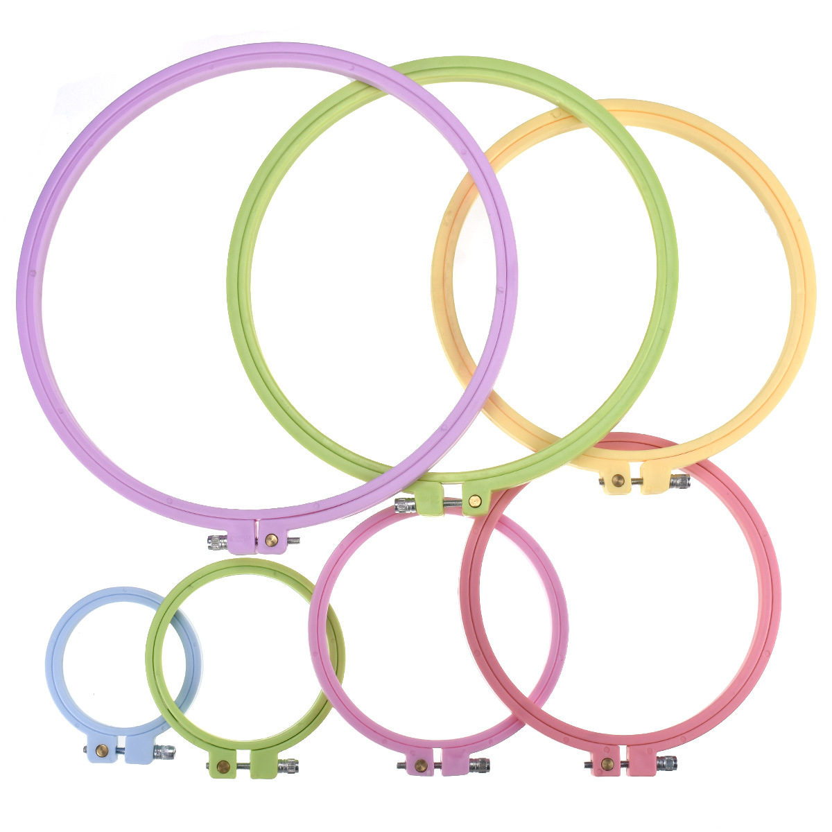 1/7 Stück 7-25cm Kunststoff-St – Embroidery Hooping Bewertung und Preis