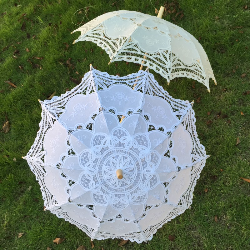 Neuer Vintage-Spitzenschirm, h – Embroidery Wedding Bewertung und Preis