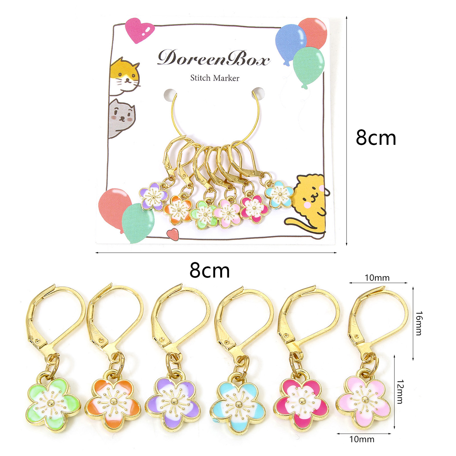 6 teile/satz Stricken Stich Ma – Stitch Marker Ring Bewertung und Preis