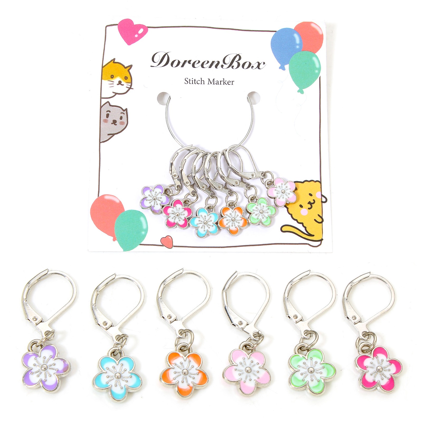 6 teile/satz Stricken Stich Ma – Stitch Marker Ring Bewertung und Preis
