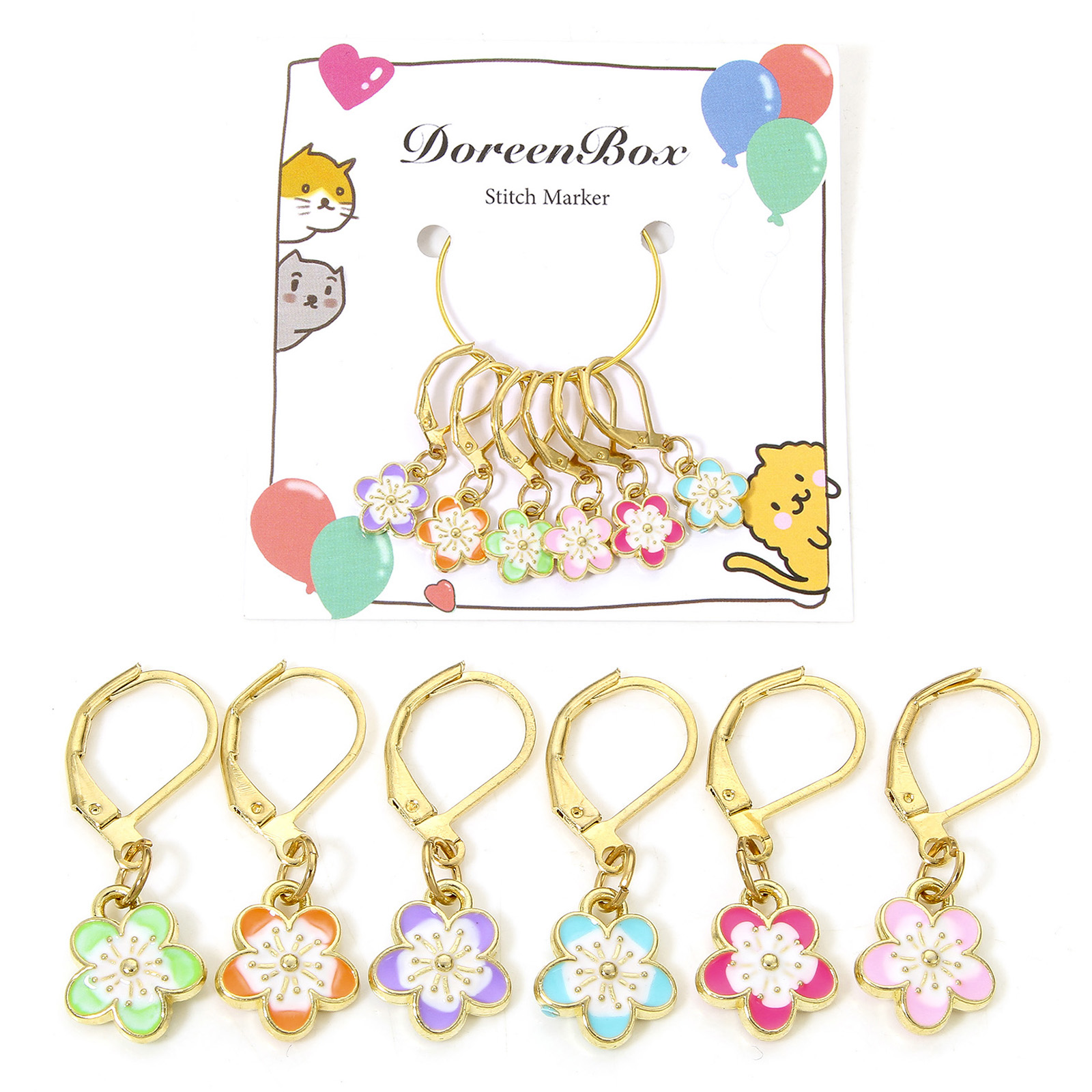 6 teile/satz Stricken Stich Ma – Stitch Marker Ring Bewertung und Preis