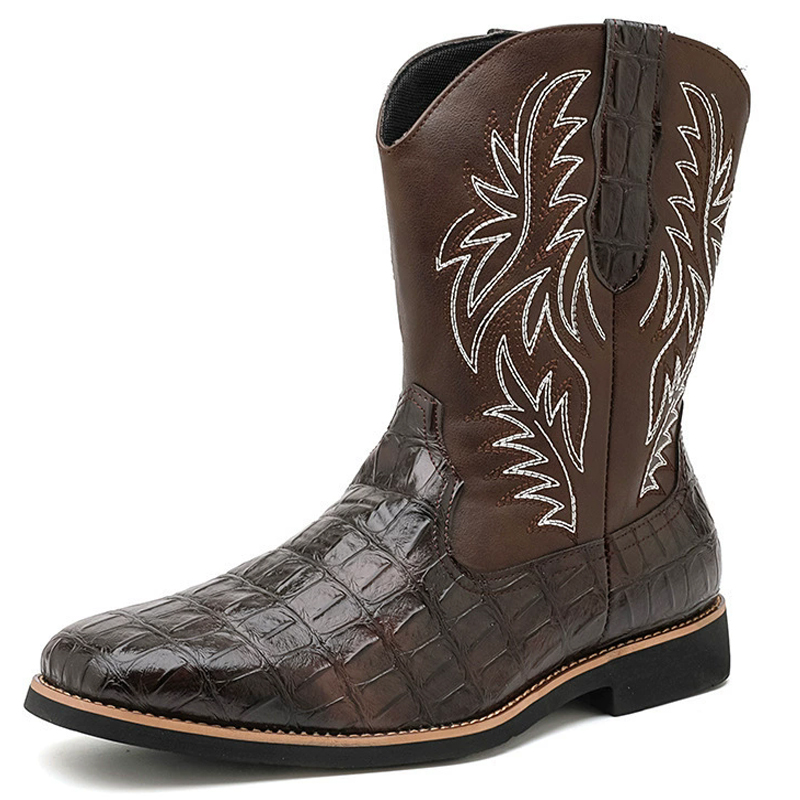 Retro Western Cowboy Stiefel m – Embroidery Yes Bewertung und Preis