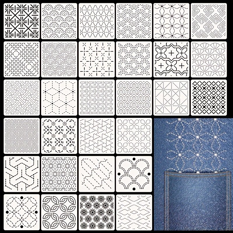 30 Stück Stickvorlagen, DIY-St – Embroidery Free Pattern Bewertung und Preis