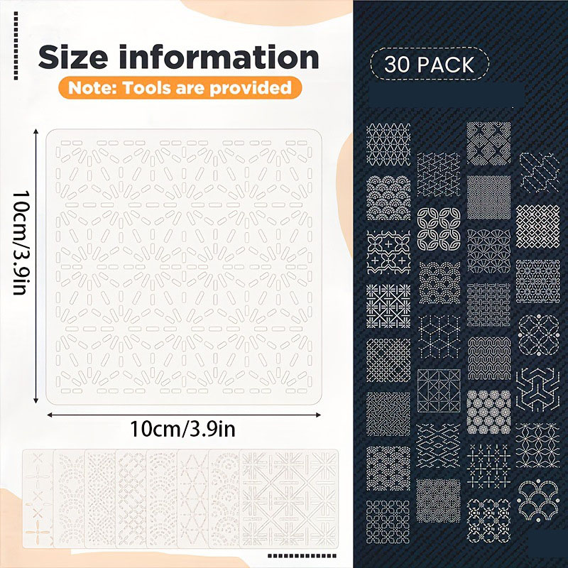 30 Stück Stickvorlagen, DIY-St – Embroidery Free Pattern Bewertung und Preis