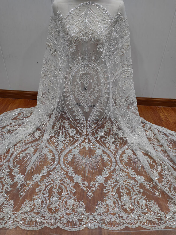 1yard weiß High-dichte Mesh Ga – Embroidery White Dress Bewertung und Preis