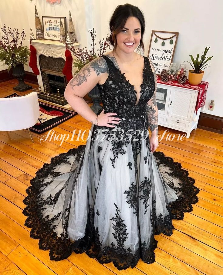 Gothic V-Ausschnitt Brautkleid – Embroidery White Dress Bewertung und Preis