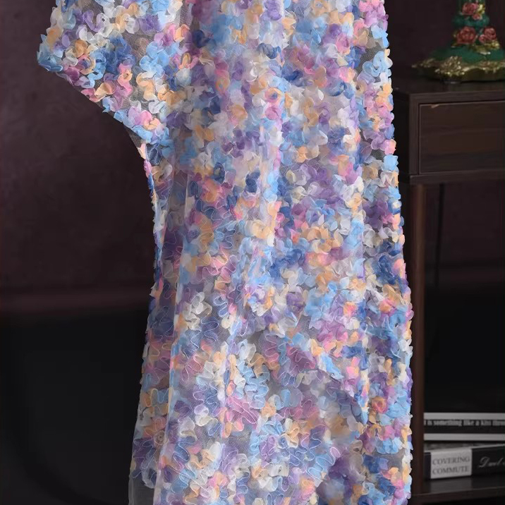 1 Yard neuer Gaze-Stoff für Kl – Embroidery Wedding Bewertung und Preis
