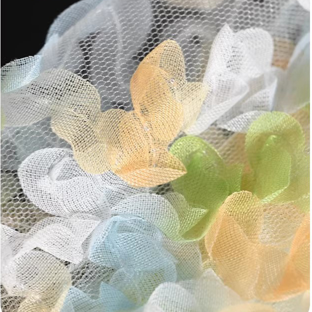 1 Yard neuer Gaze-Stoff für Kl – Embroidery Wedding Bewertung und Preis