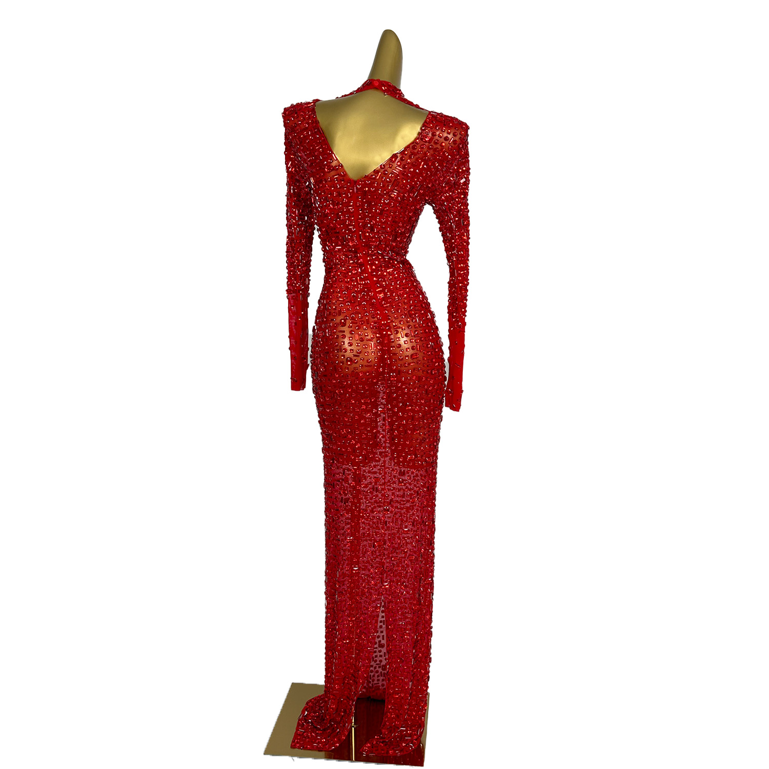 Rote Diamanten Kleid durch Lan – Embroidery Abaya Bewertung und Preis