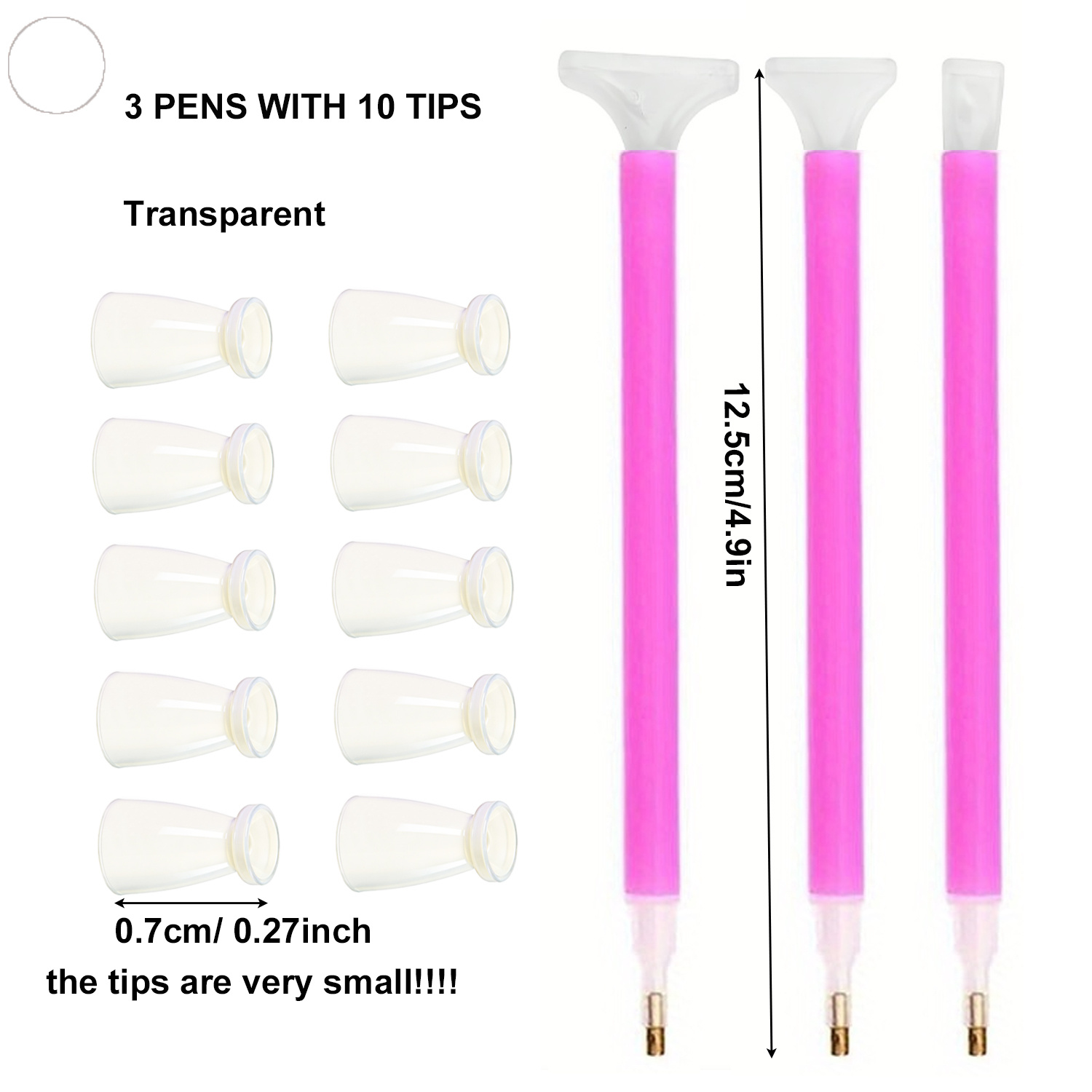 10 Silikonspitzen & 3 Stifte D – Embroidery Details Bewertung und Preis