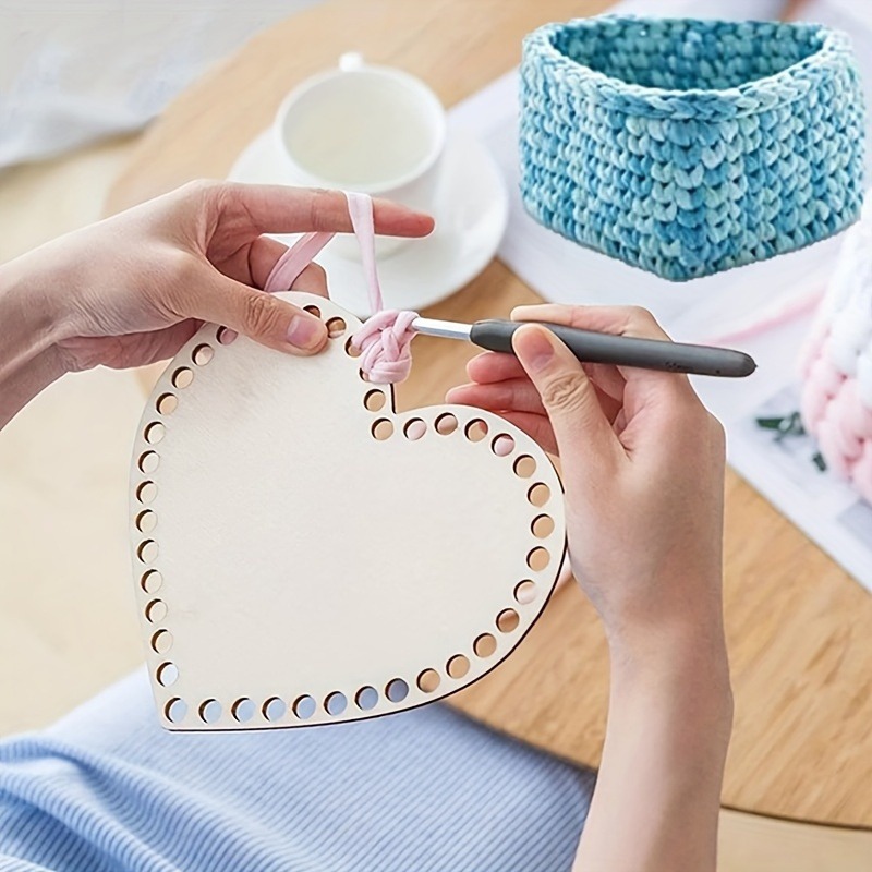 3er-Set Herzförmige Häkelkorb- – Embroidery Hooping Bewertung und Preis