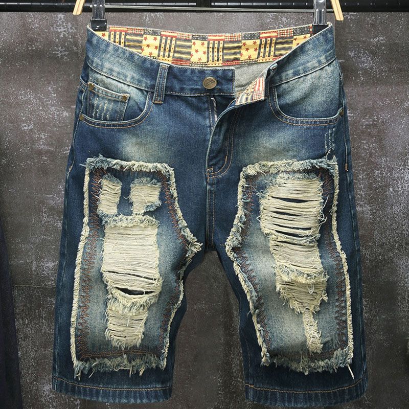 Neue Jeans-Shorts im europäisc – Embroidery Patches Bewertung und Preis