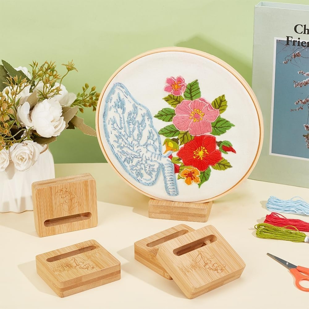 6 Stück Stickrahmen, rechtecki – Embroidery Hoop Stand Bewertung und Preis