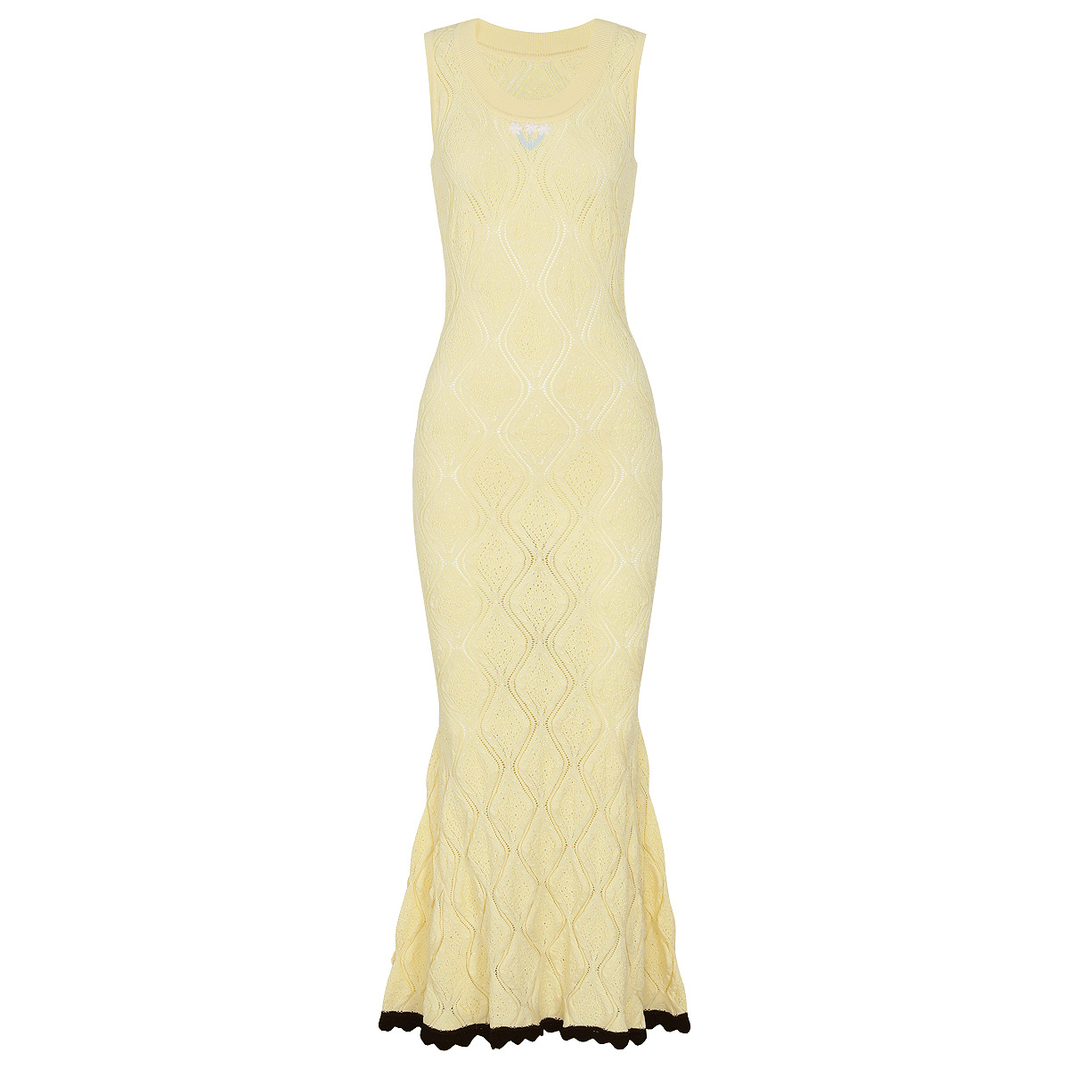 ZJYT Damen Sommer Langes Stric – Embroidery Yellow Dress Bewertung und Preis