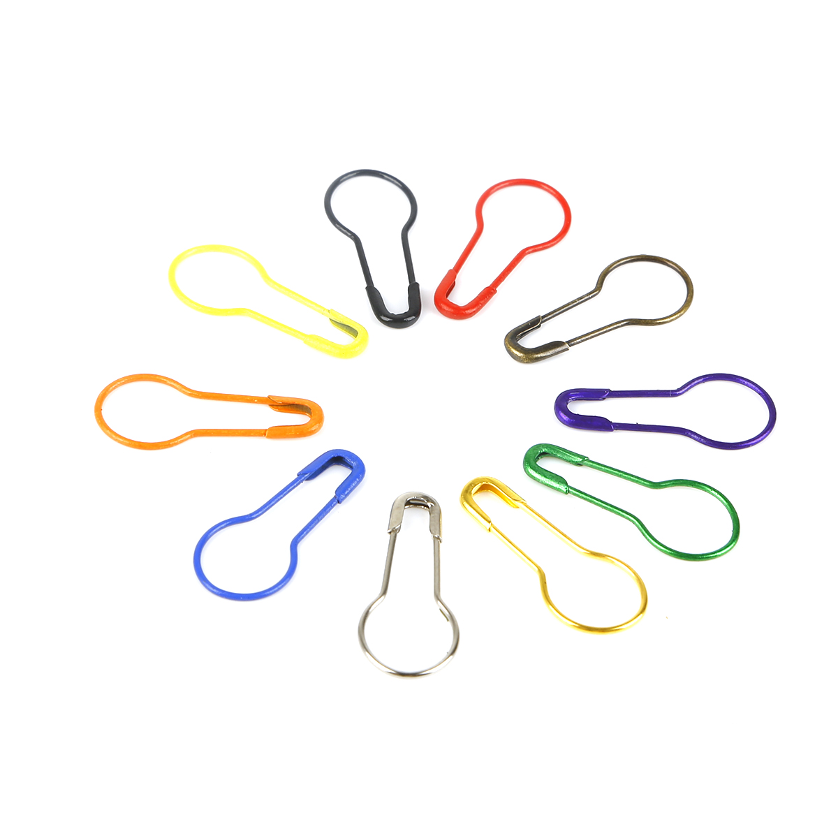 100 Stück/Set Bunte Strick- un – Stitch Marker Ring Bewertung und Preis