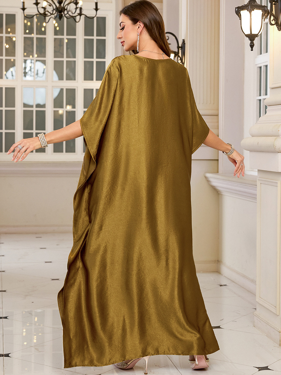 Damen Bestickte Lange Kaftane  – Embroidery Abaya Bewertung und Preis