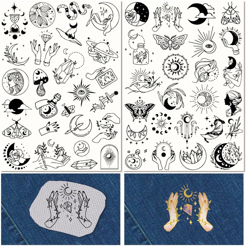51 Stück Boho Mond Sonne wasse – Embroidery Free Pattern Bewertung und Preis